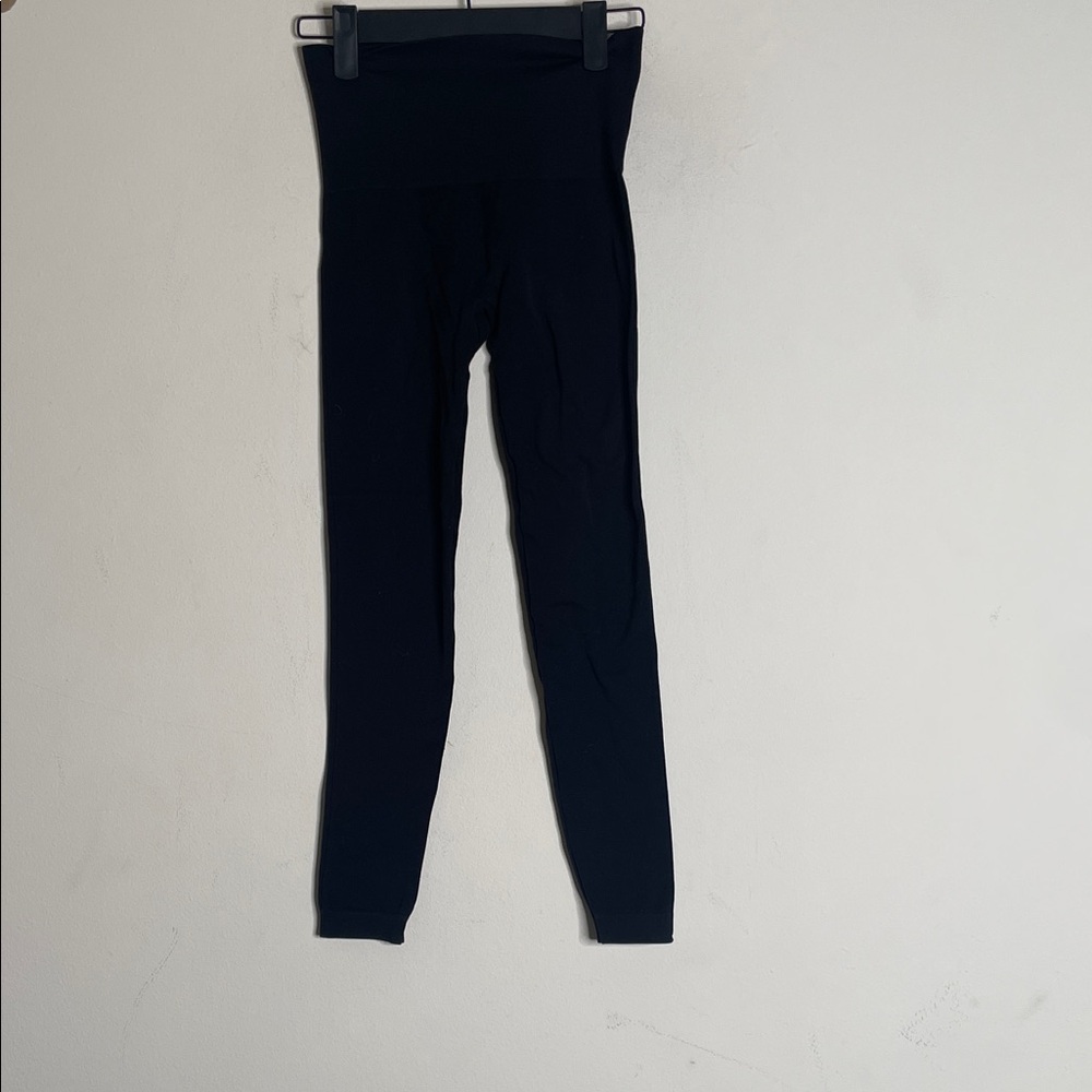 SPANX Black High-Waist Full-Length Leggings